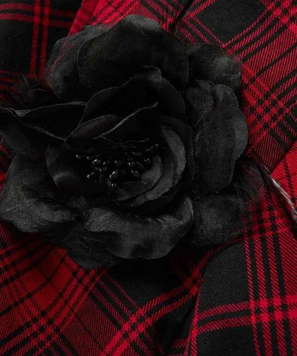 Online Joe Browns Dixie Check Dress With Corsage Red