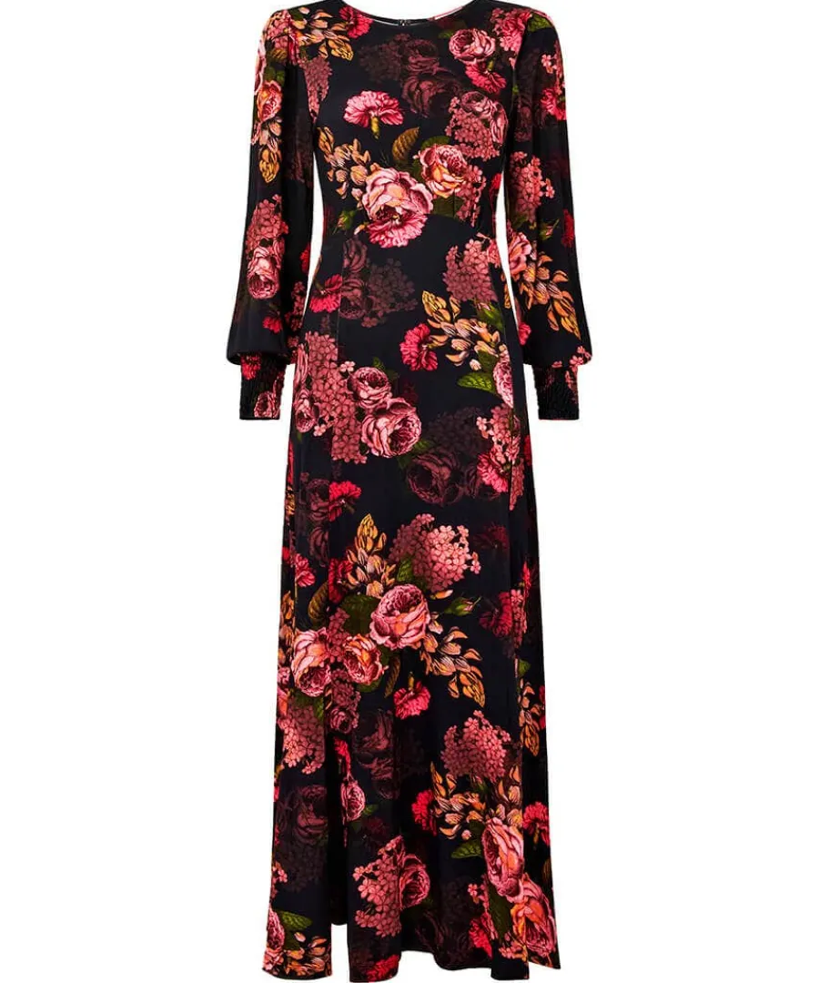 dramatic_florals_jersey_d_0.webp Discount Joe Browns Dramatic Florals Jersey Dress Black