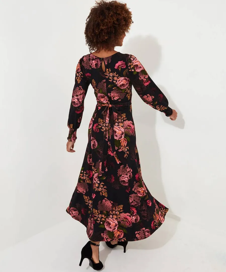 dramatic_florals_jersey_d_1.webp Discount Joe Browns Dramatic Florals Jersey Dress Black