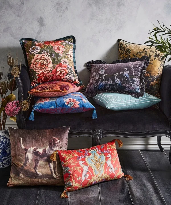New Joe Browns Dreamy Dotted Boho Cushion Teal