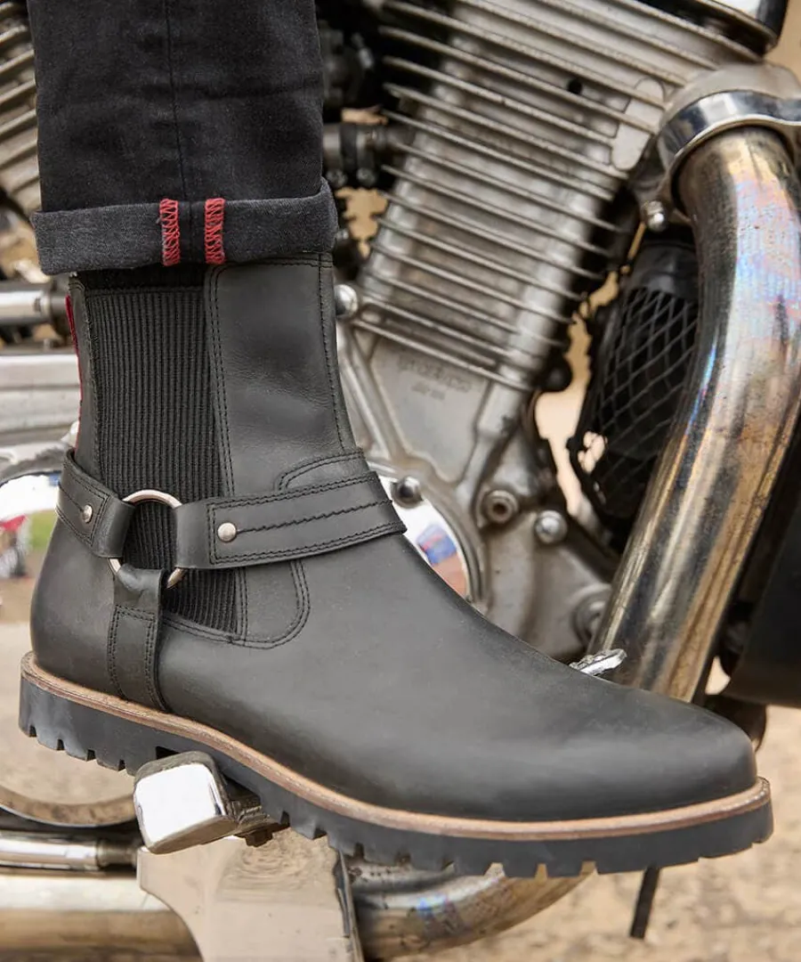 eagle_pass_oiled_biker_bo_4.webp Clearance Joe Browns Eagle Pass Oiled Biker Boots Black