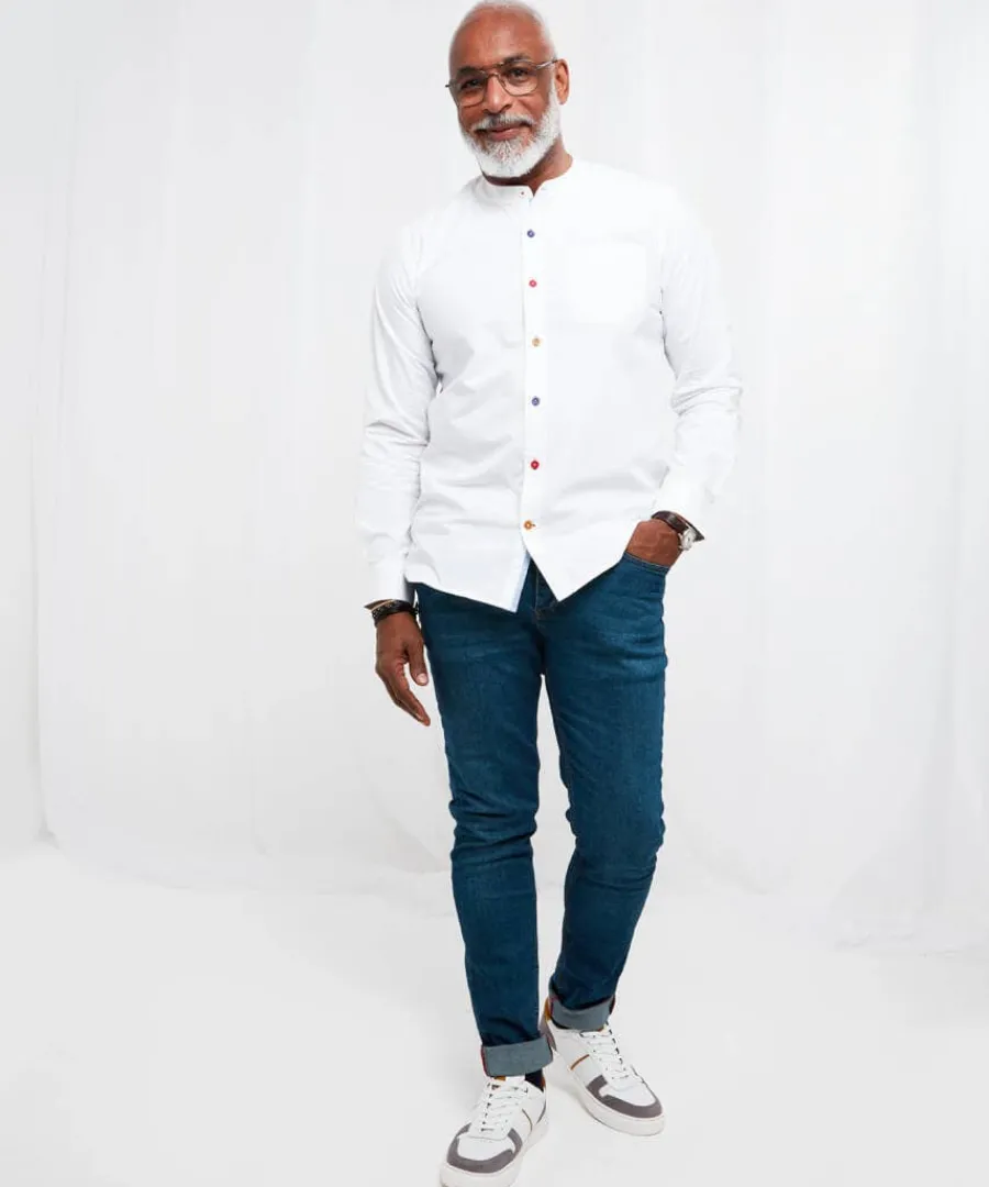 easy_going_grandad_shirt_1.webp Fashion Joe Browns Easy Going Grandad Shirt White