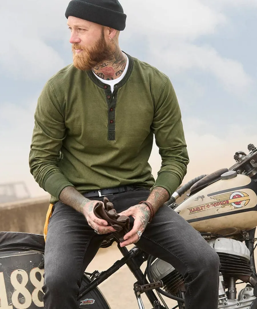 easy_going_henley_1.webp Shop Joe Browns Easy Going Henley Khaki