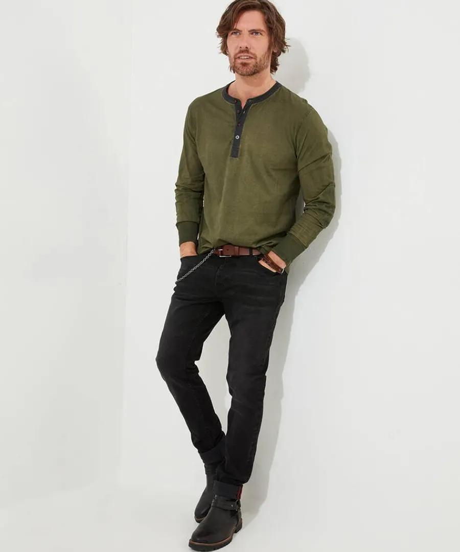 easy_going_henley_3.webp Shop Joe Browns Easy Going Henley Khaki