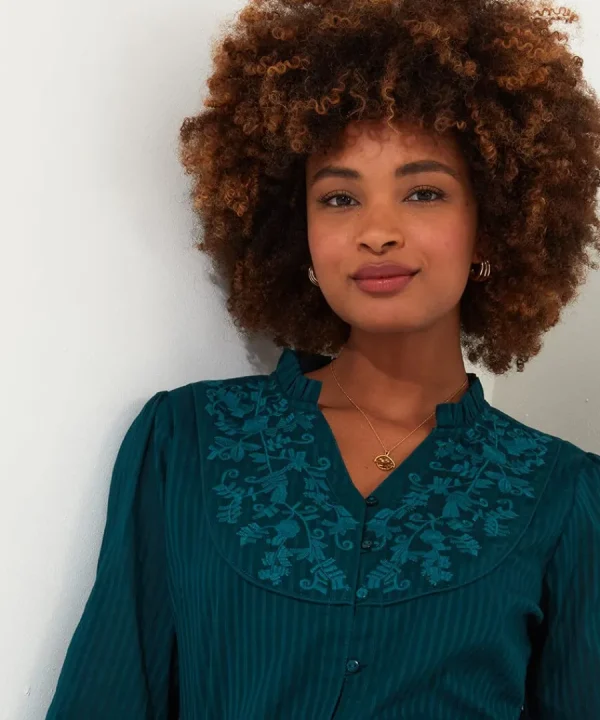 Online Joe Browns Elegantly Embroidered Blouse Green