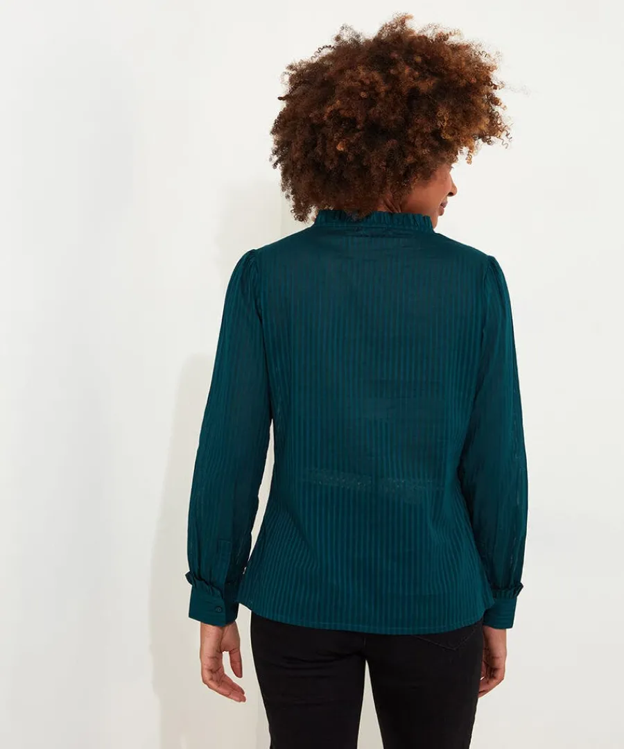 elegantly_embroidered_blo_3.webp Online Joe Browns Elegantly Embroidered Blouse Green