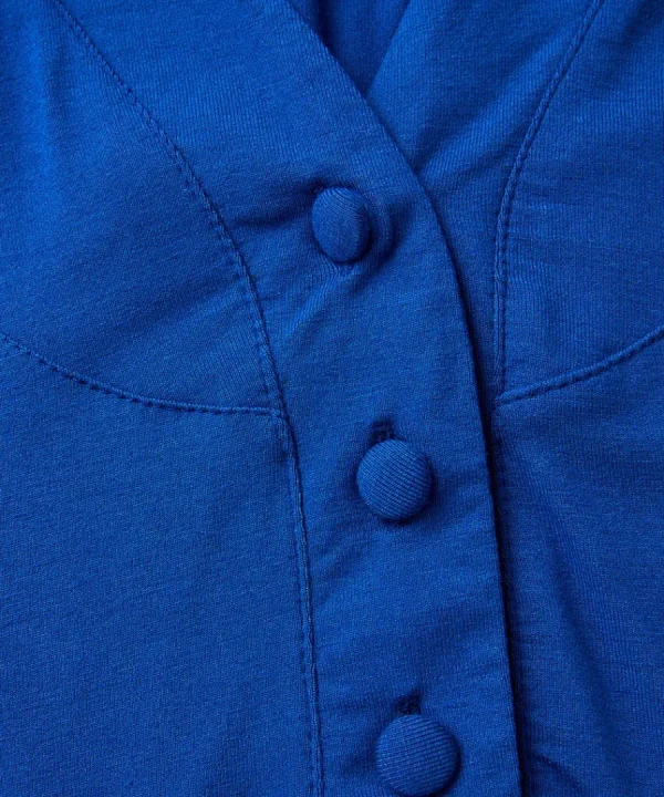 Hot Joe Browns Ellie Jersey Tunic Cobalt