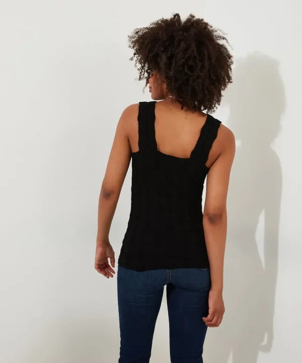 Best Sale Joe Browns Elsie Textured Vest Black