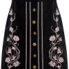 Store Joe Browns Embroidered Skirt Black