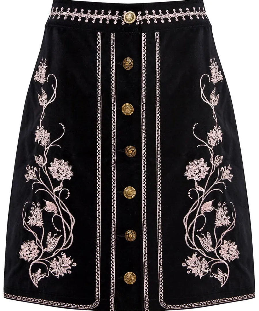 embroidered_skirt_0.webp Store Joe Browns Embroidered Skirt Black