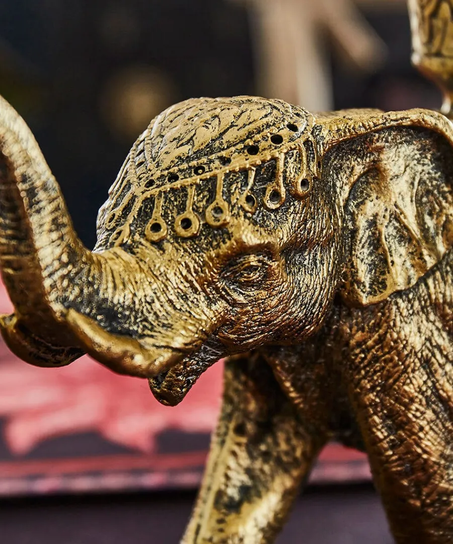 enchanting_elephant_candl_2.webp Discount Joe Browns Enchanting Elephant Candle Holder Gold