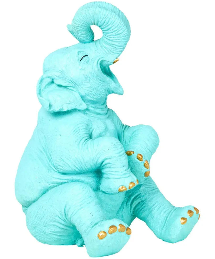 enchanting_laughing_eleph_0.webp Hot Joe Browns Enchanting Laughing Elephant Figure Blue