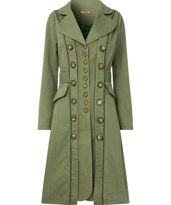 Store Joe Browns Estelle Military Coat Green