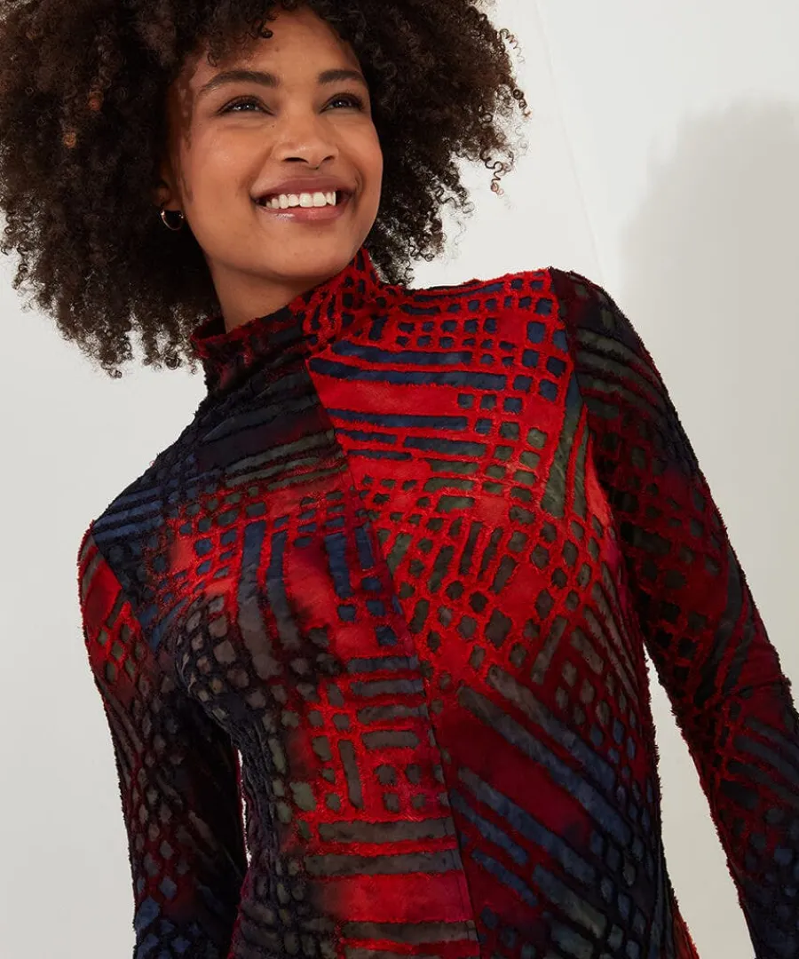 evelyn_burn_out_jersey_tu_3.webp Outlet Joe Browns Evelyn Burn Out Jersey Tunic Multi