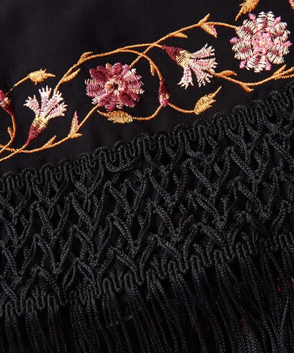 Cheap Joe Browns Exquisite Embroidered Kimono Black