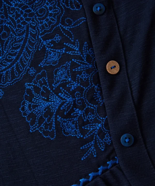 Shop Joe Browns Exquisite Embroidered Tunic Navy