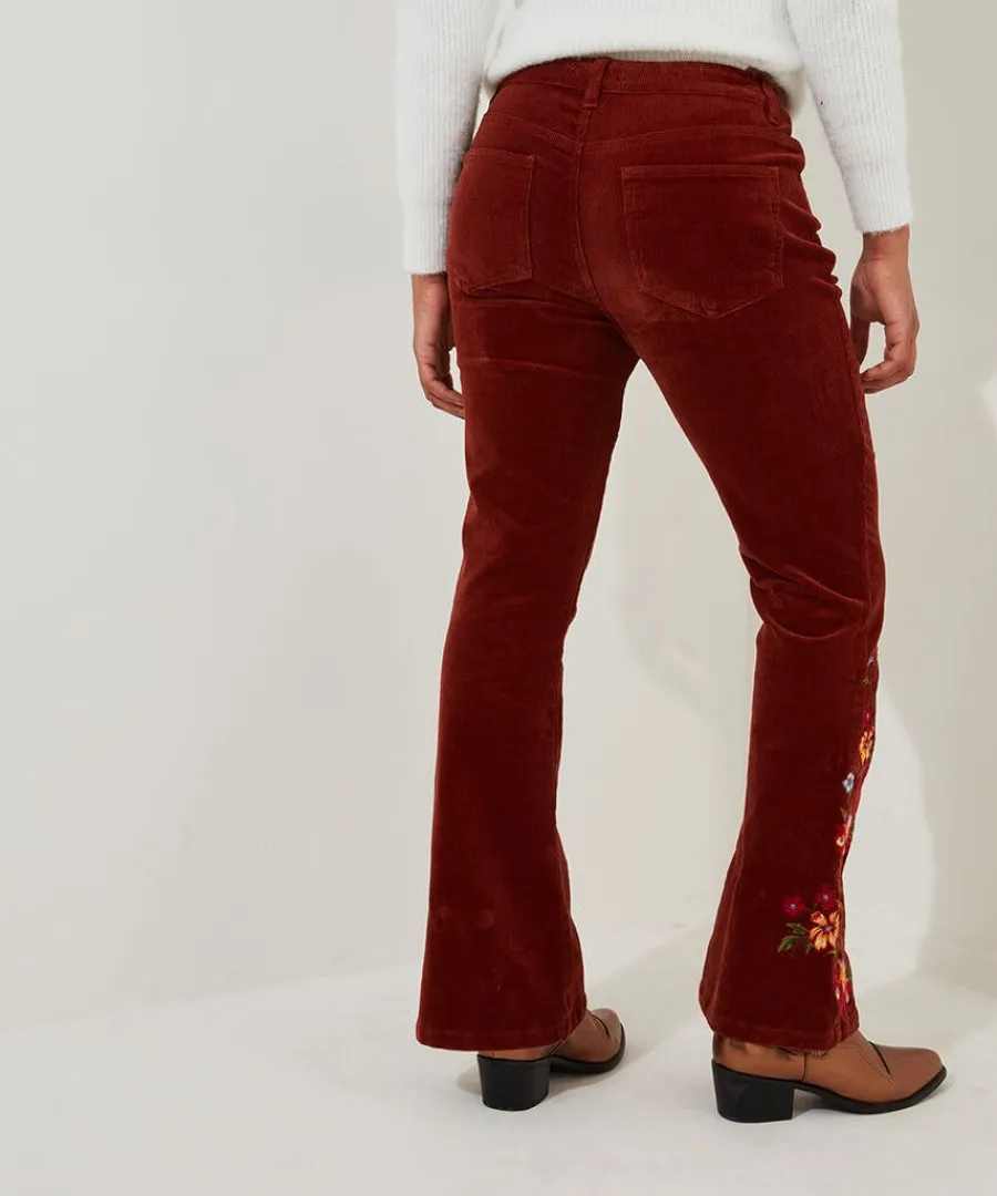extraordinary_embroidered_3.webp New Joe Browns Extraordinary Embroidered Cord Trousers Rust