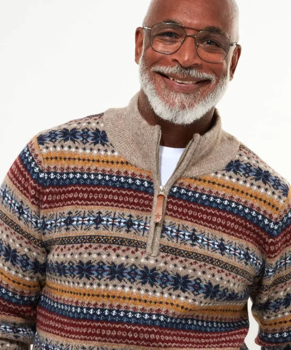 Fashion Joe Browns Fairisle Funnel Multi