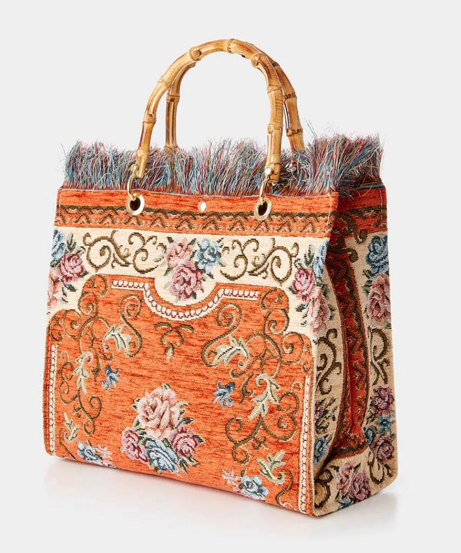 fascinating_bamboo_carpet_0.webp Outlet Joe Browns Fascinating Bamboo Carpet Bag Orange