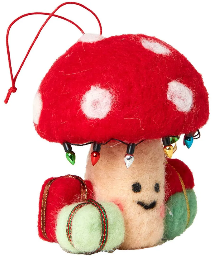 festive_fungi_hanging_chr_1.webp Online Joe Browns Festive Fungi Hanging Christmas Decoration Red