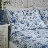 Cheap Joe Browns Floral Vivid Vase Matching Bedding Blue