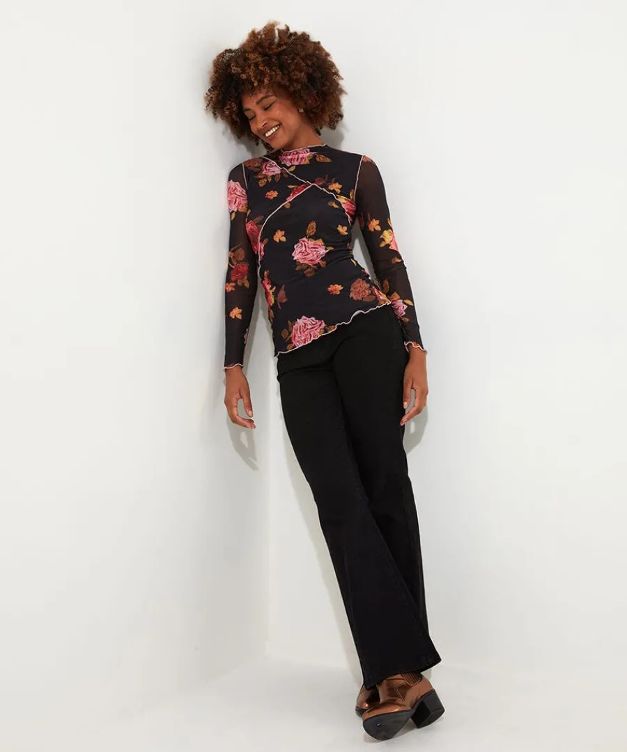 florence_mesh_top_4.webp Fashion Joe Browns Florence Mesh Top Black