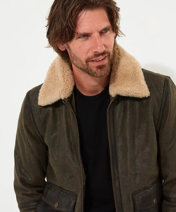 Outlet Joe Browns Flying High Leather Jacket Brown