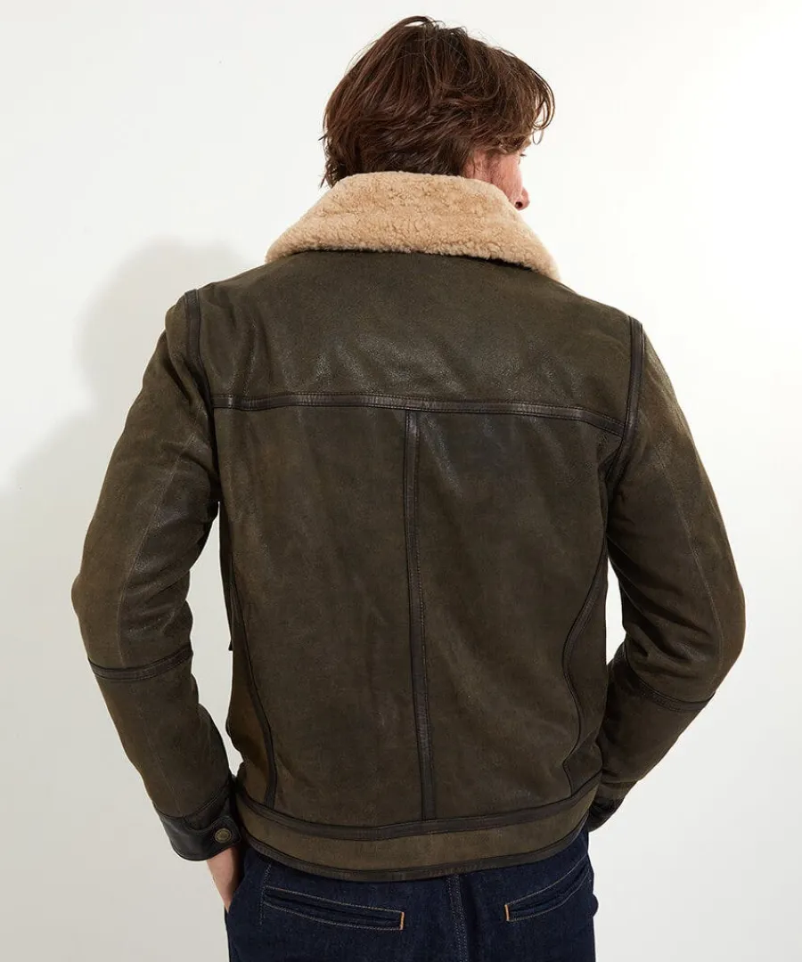 flying_high_leather_jacke_4.webp Outlet Joe Browns Flying High Leather Jacket Brown