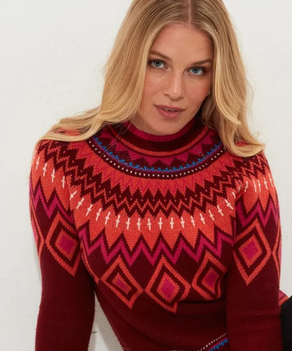 Hot Joe Browns Forever Fun Jumper Red