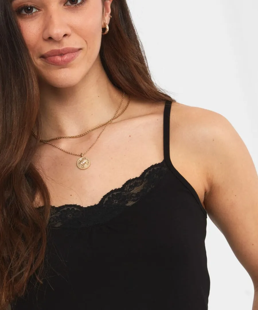 forever_joes_essential_ca_3.webp Cheap Joe Browns Forever Joe's Essential Cami Black / White / Coral