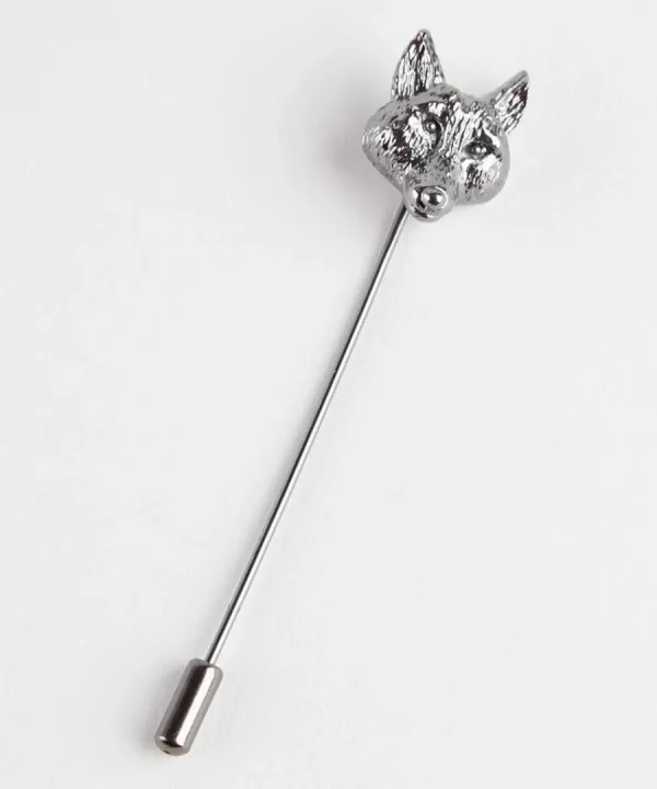 Hot Joe Browns Fox Pin Pewter