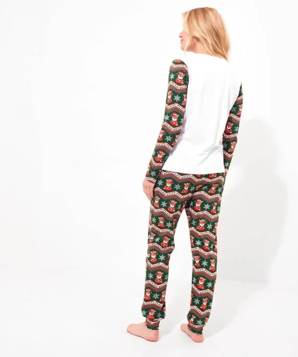 Fashion Joe Browns Foxy Jersey PJ Set Green