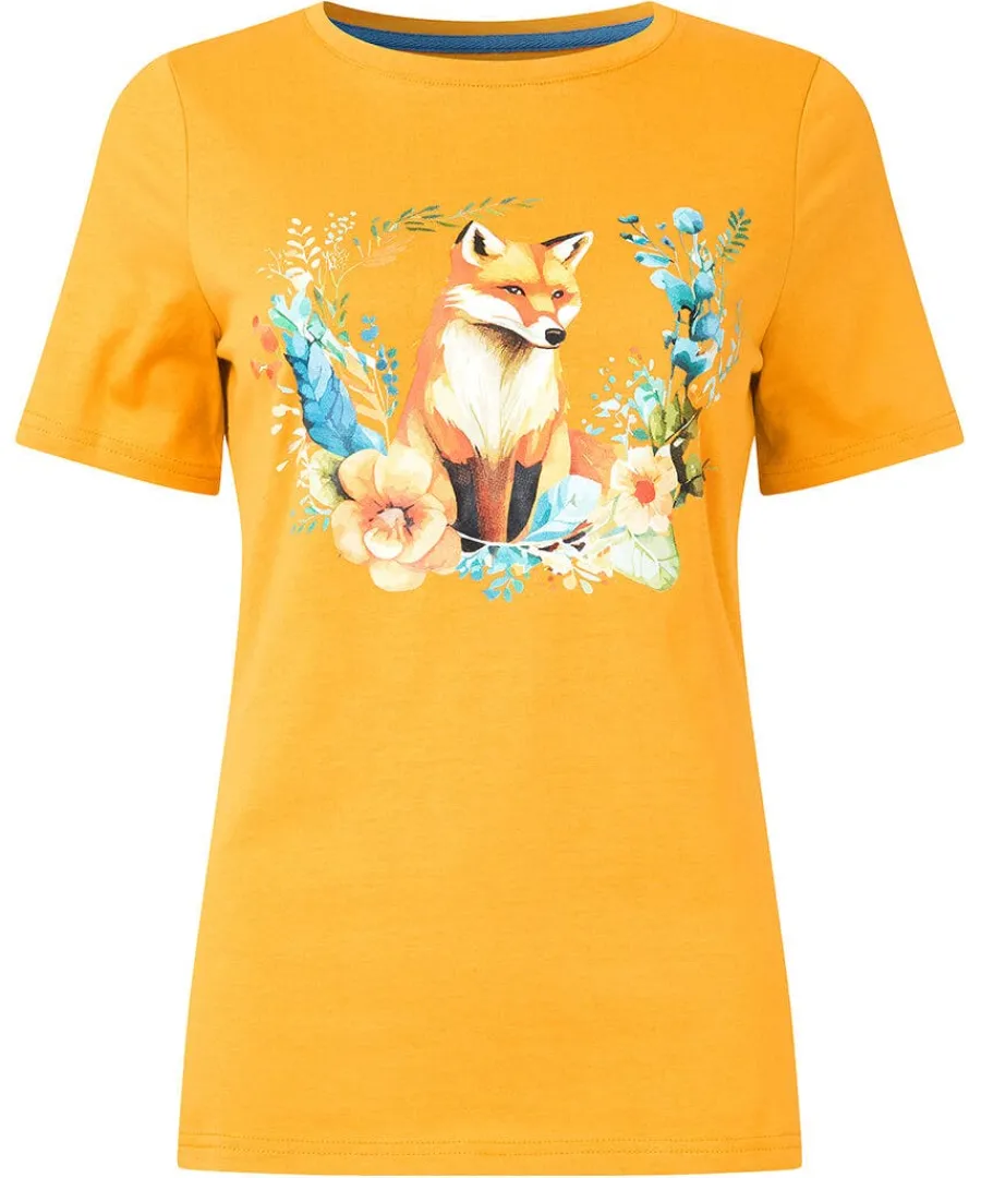 foxy_tshirt_0.webp New Joe Browns Foxy T-Shirt Ochre