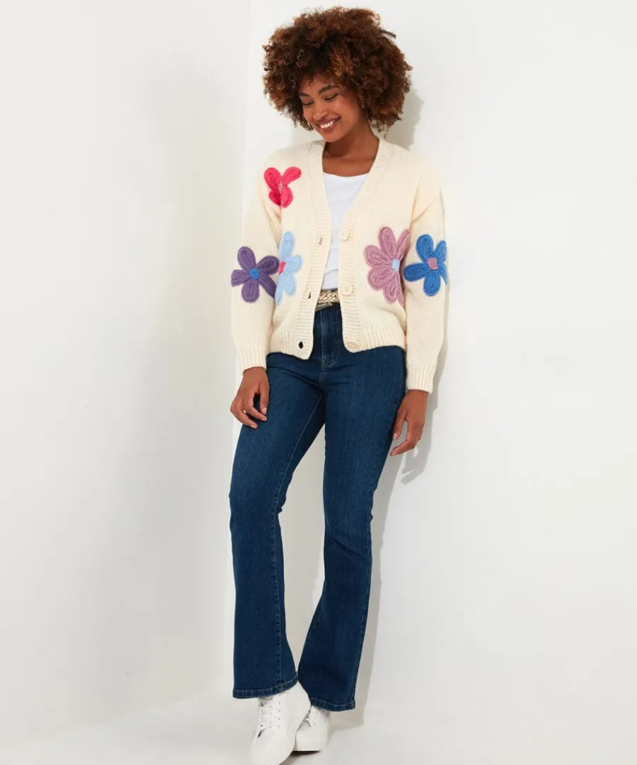 freya_floral_applique_car_1.webp Cheap Joe Browns Freya Floral Applique Cardigan Cream