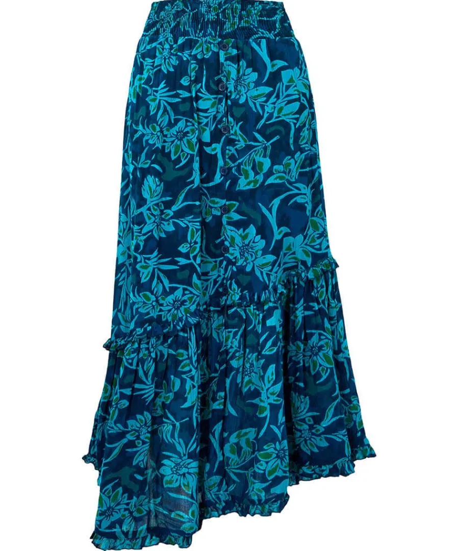 freya_floral_skirt_0.webp New Joe Browns Freya Floral Skirt Blue