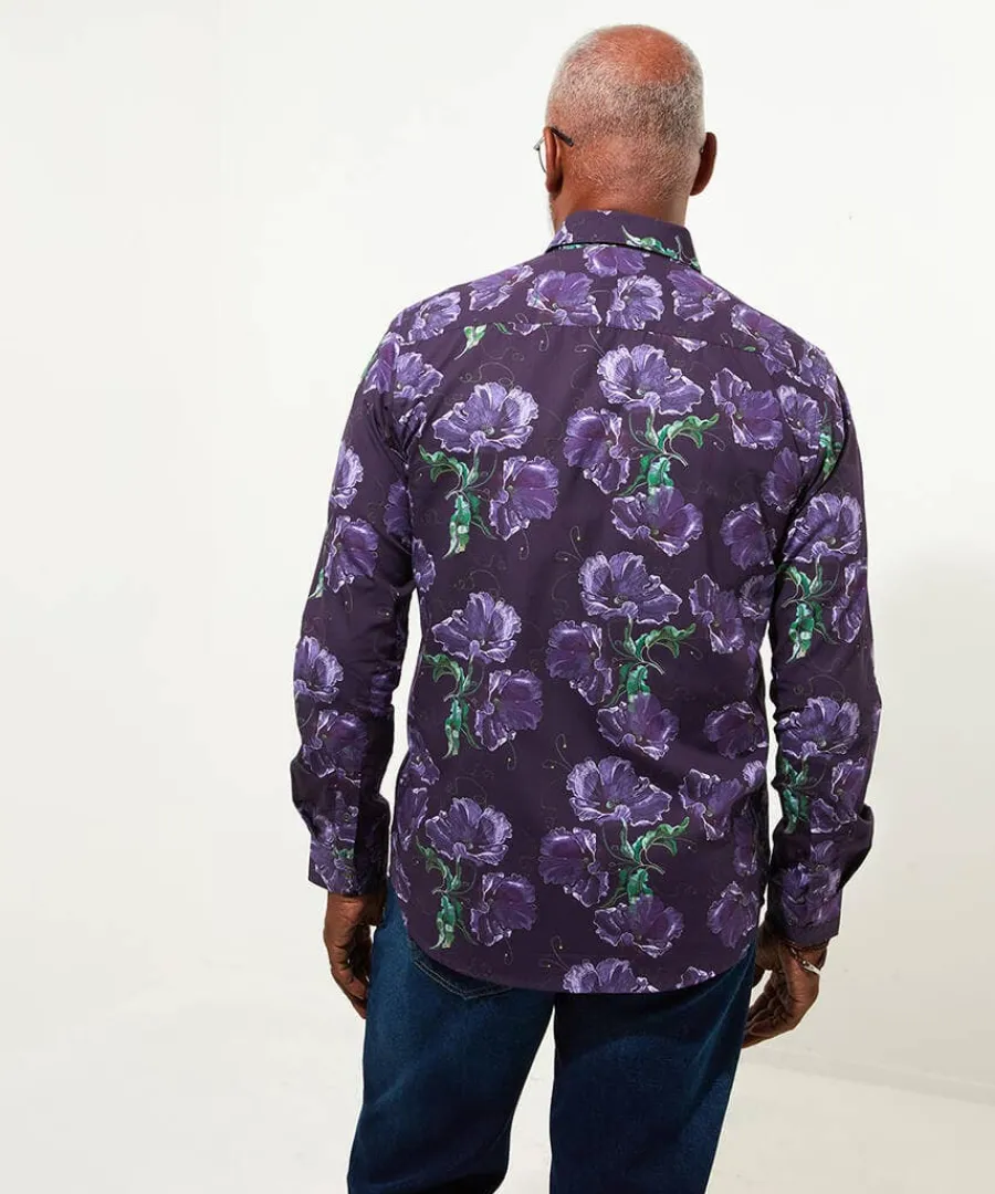 full_of_life_floral_shirt_2.webp Fashion Joe Browns Full Of Life Floral Shirt Purple