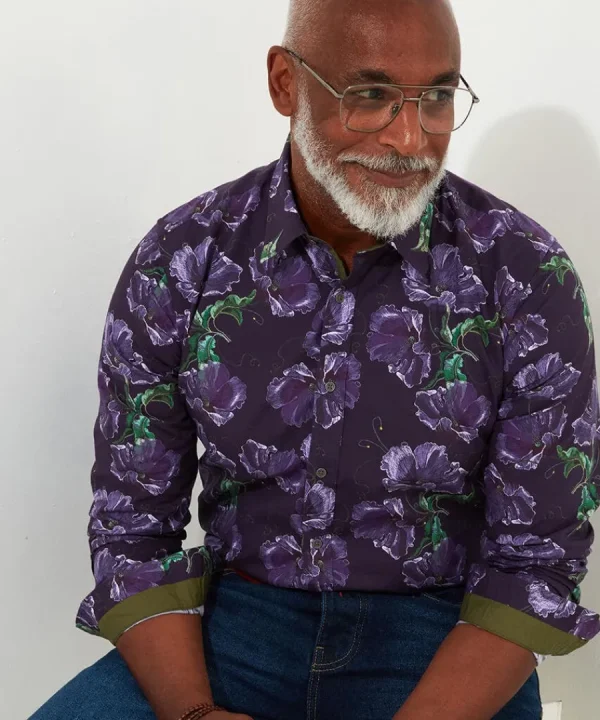 Fashion Joe Browns Full Of Life Floral Shirt Purple