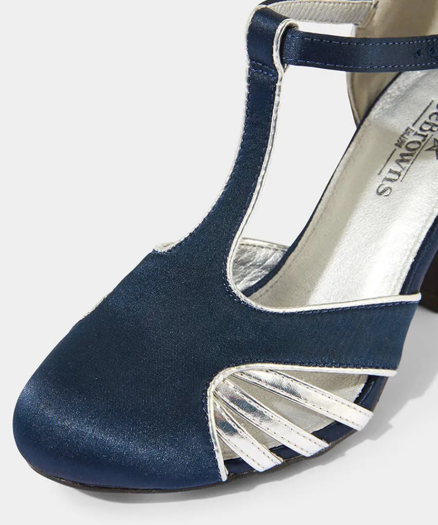 gatsby_shimmer_t_bar_shoe_3.webp Sale Joe Browns Gatsby Shimmer T Bar Shoes Navy