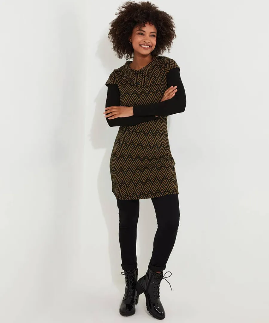 geo_jacquard_layered_tuni_3.webp Cheap Joe Browns Geo Jacquard Layered Tunic Brown