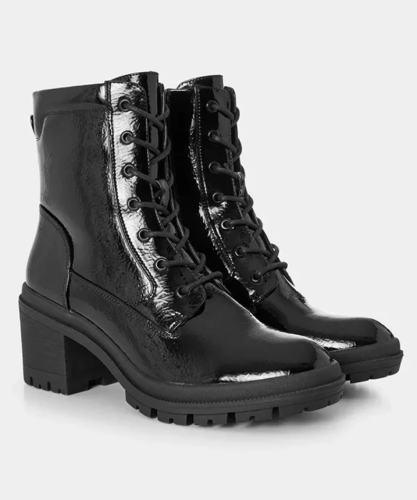 Flash Sale Joe Browns Go Getter Patent Boots Black