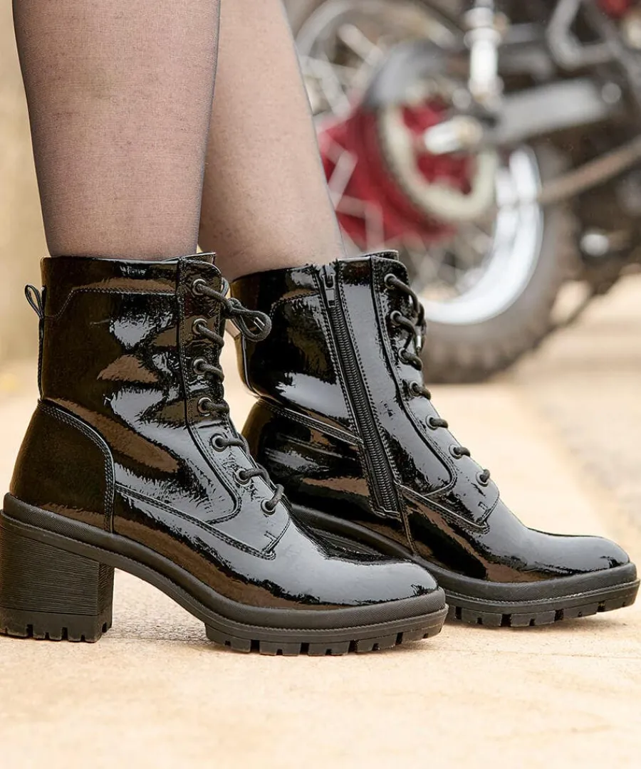 go_getter_patent_boots_4.webp Flash Sale Joe Browns Go Getter Patent Boots Black