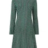 Fashion Joe Browns Gorgeous Geo Jersey Dress Green