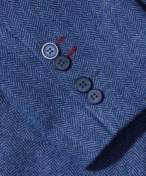 New Joe Browns Handsome Herringbone Blazer Navy