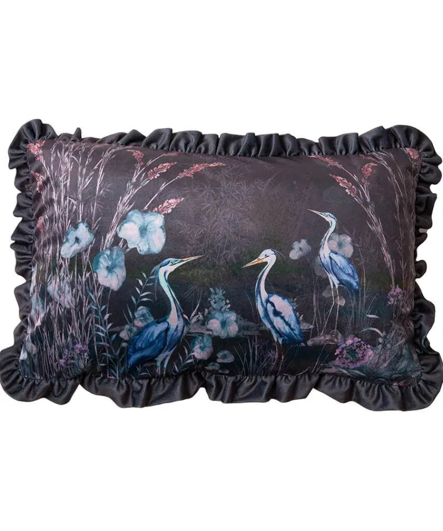harmonious_herons_reversi_1-1.webp New Joe Browns Harmonious Herons Reversible Cushion Charcoal