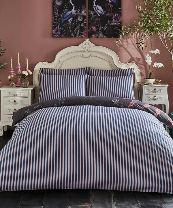 Flash Sale Joe Browns Harmonious Herons Reversible Duvet Set Charcoal