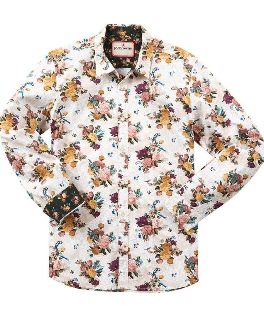 heritage_floral_shirt_0.webp Flash Sale Joe Browns Heritage Floral Shirt Cream