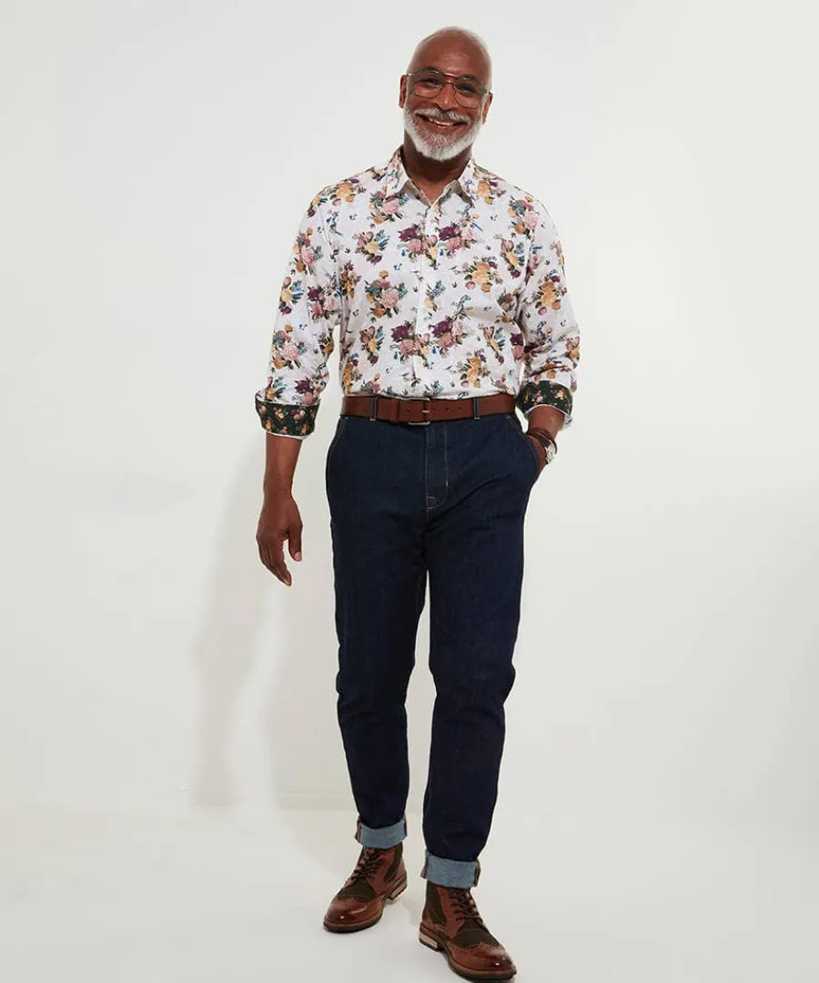 heritage_floral_shirt_3.webp Flash Sale Joe Browns Heritage Floral Shirt Cream