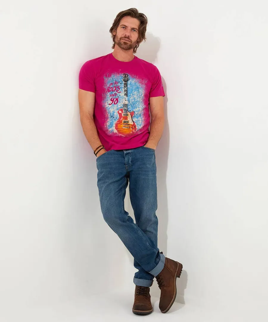 ice_guitar_tee_1.webp Online Joe Browns Ice Guitar Tee Pink