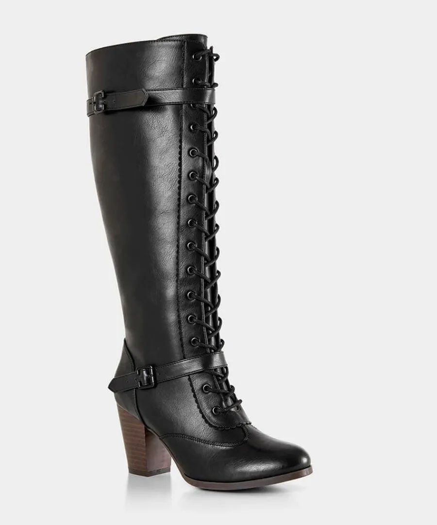 in_brooklyn_lace_up_boots_1.webp Cheap Joe Browns In Brooklyn Lace Up Boots Black