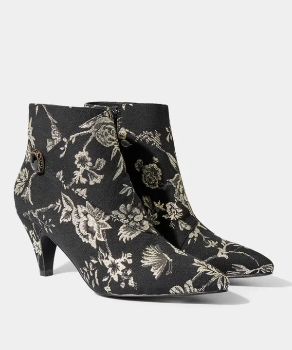 Shop Joe Browns Into The Night Jewelled Boots Gold/Black